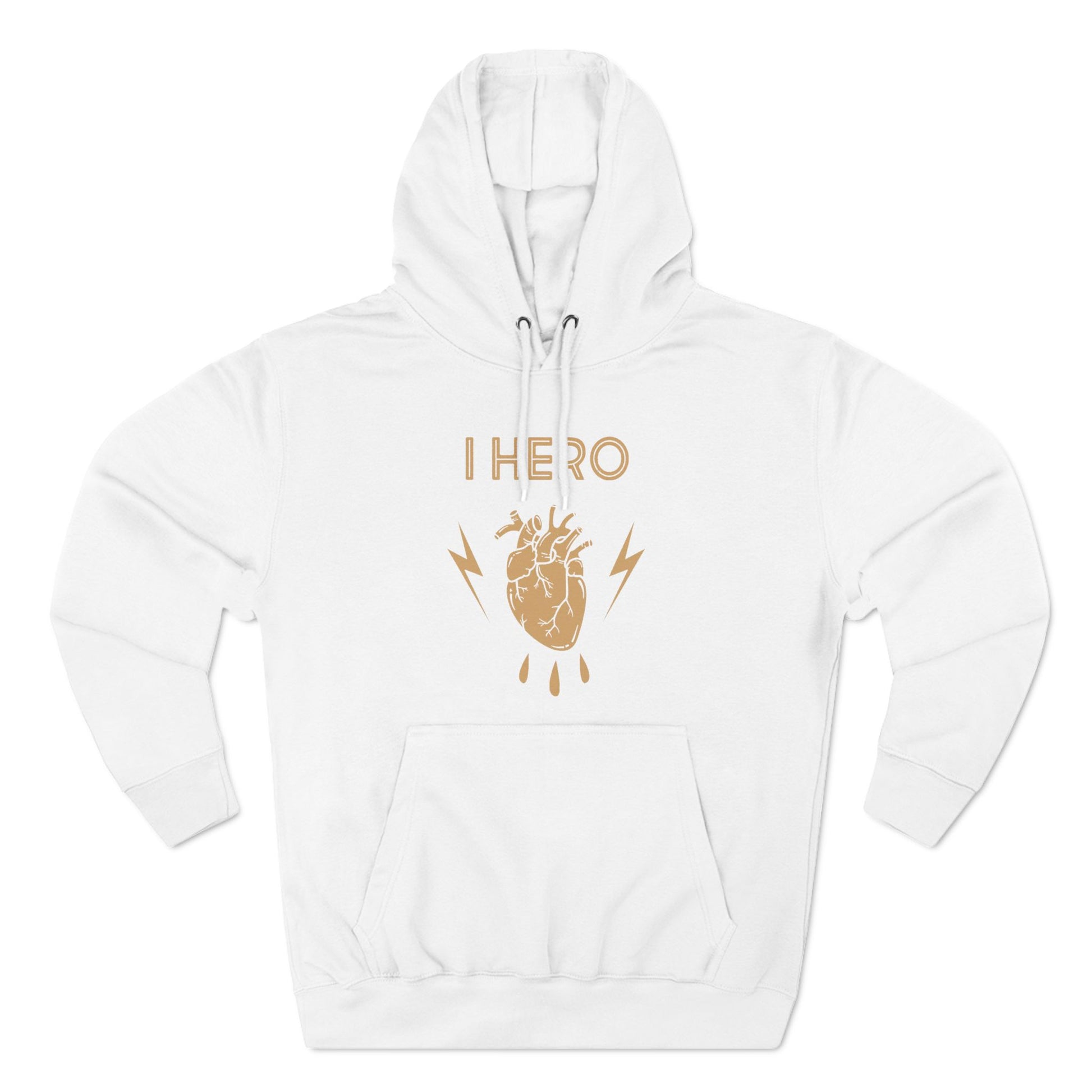 Three-Panel Fleece Hoodie