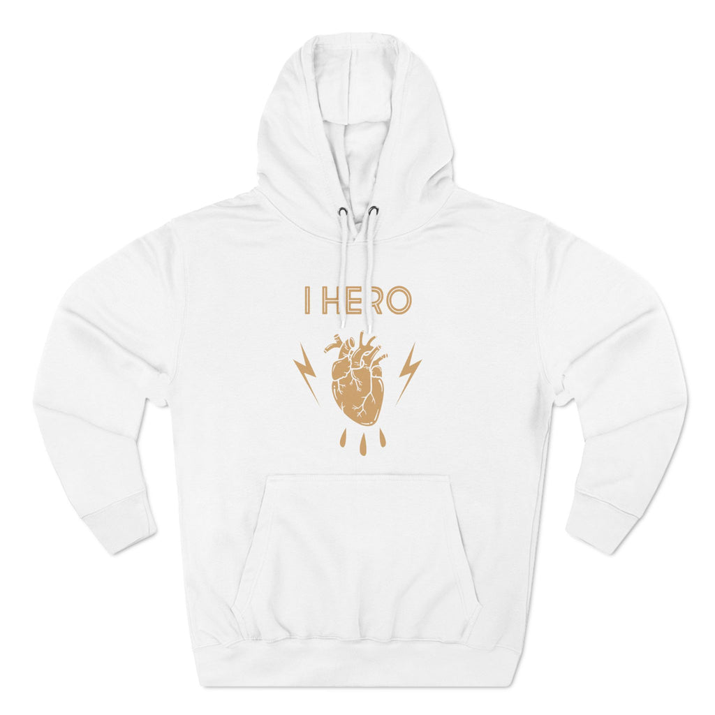 Three-Panel Fleece Hoodie